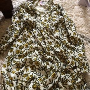 Floral cardigan with pockets